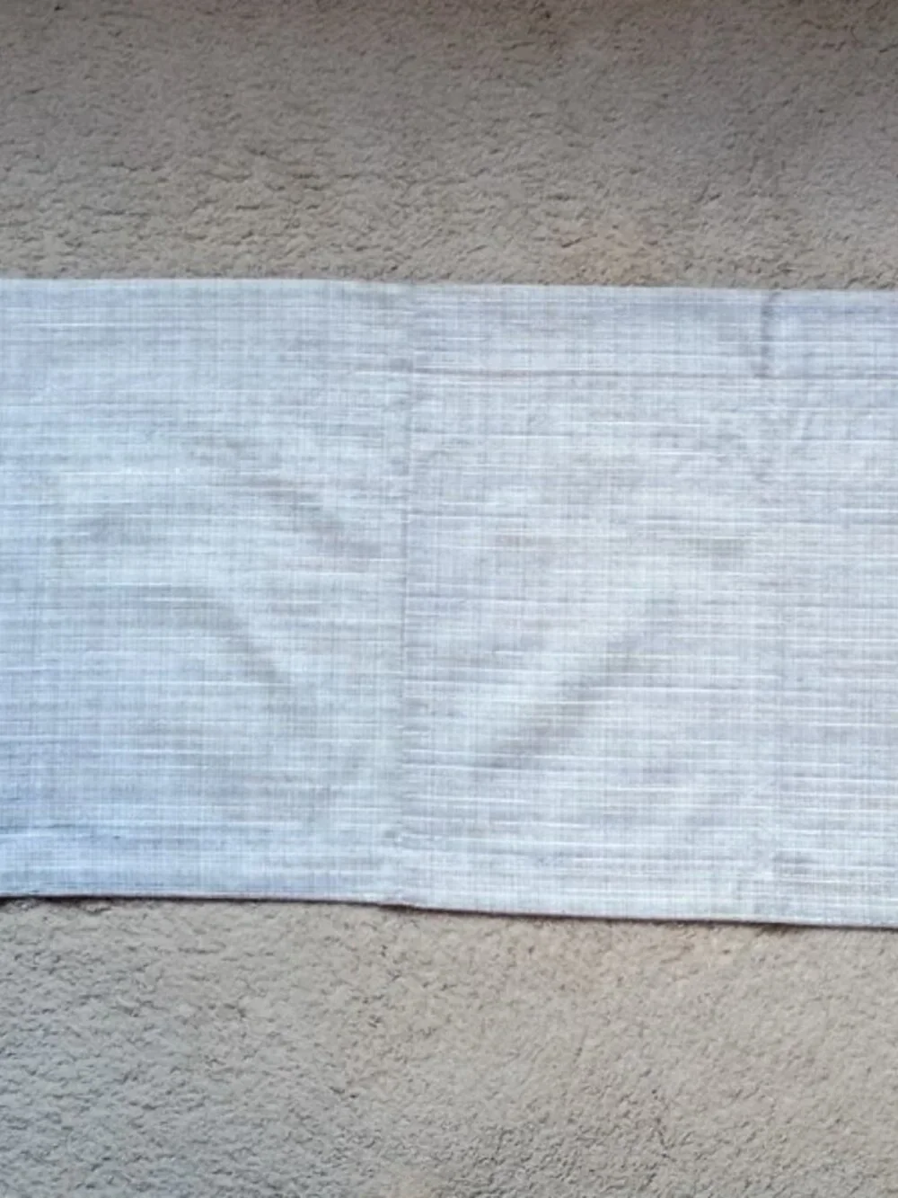 JCPenney Home Collection Set of 2 Window Valance Insulated Lined Gray Blue NWOT